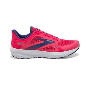 Brooks Launch 9 Road Running Shoes - Womens, Pink/Blue/White | IE-NXL713902